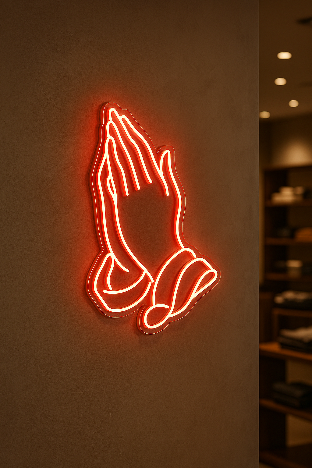 LED Neon Sign Amen 100 cm