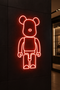 LED Neon Sign Bearbrick 100 cm