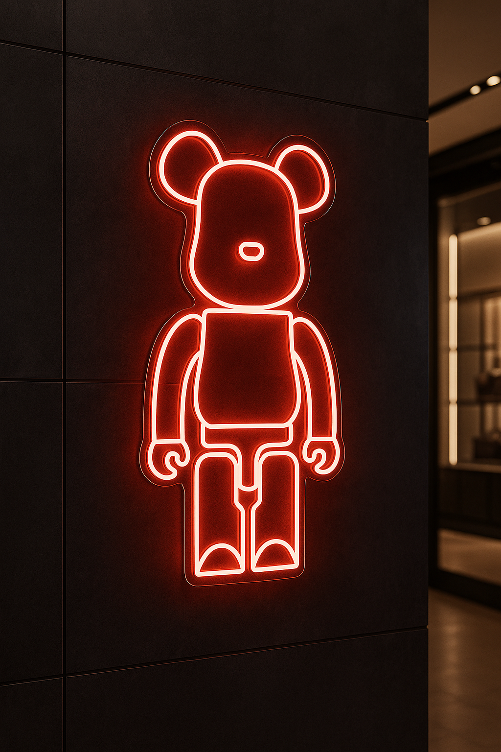 LED Neon Sign Bearbrick 100 cm