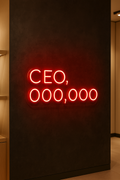 LED Neon Sign CEO,OOO,OOO 100 cm