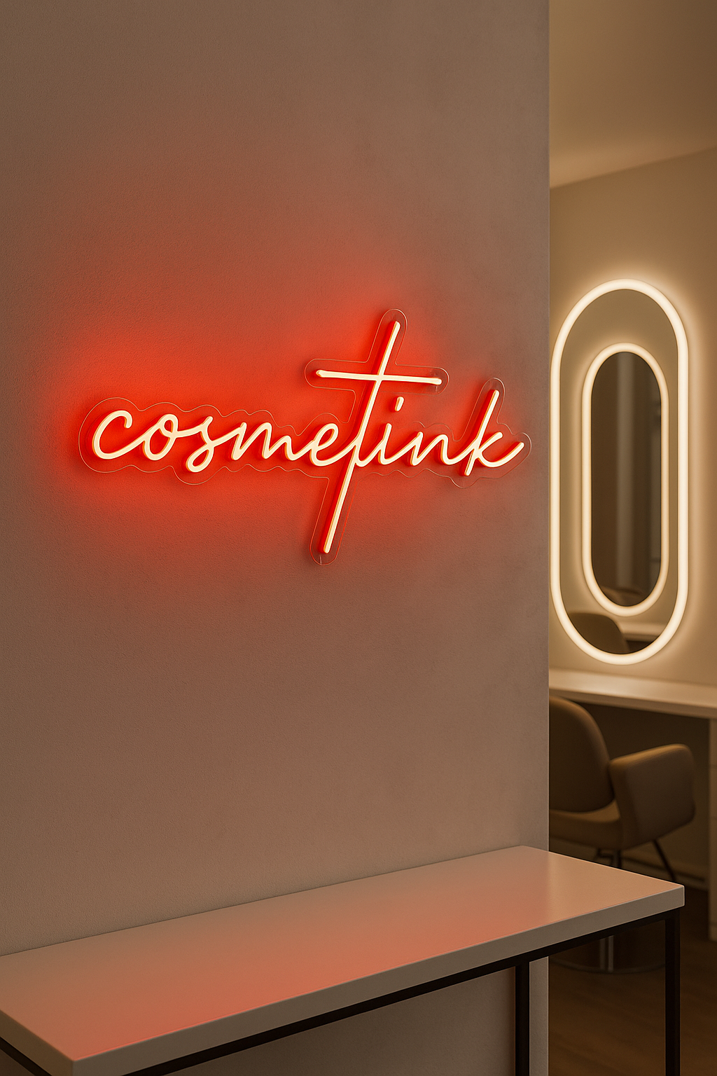 LED Neon Sign Cosmetink 100 cm