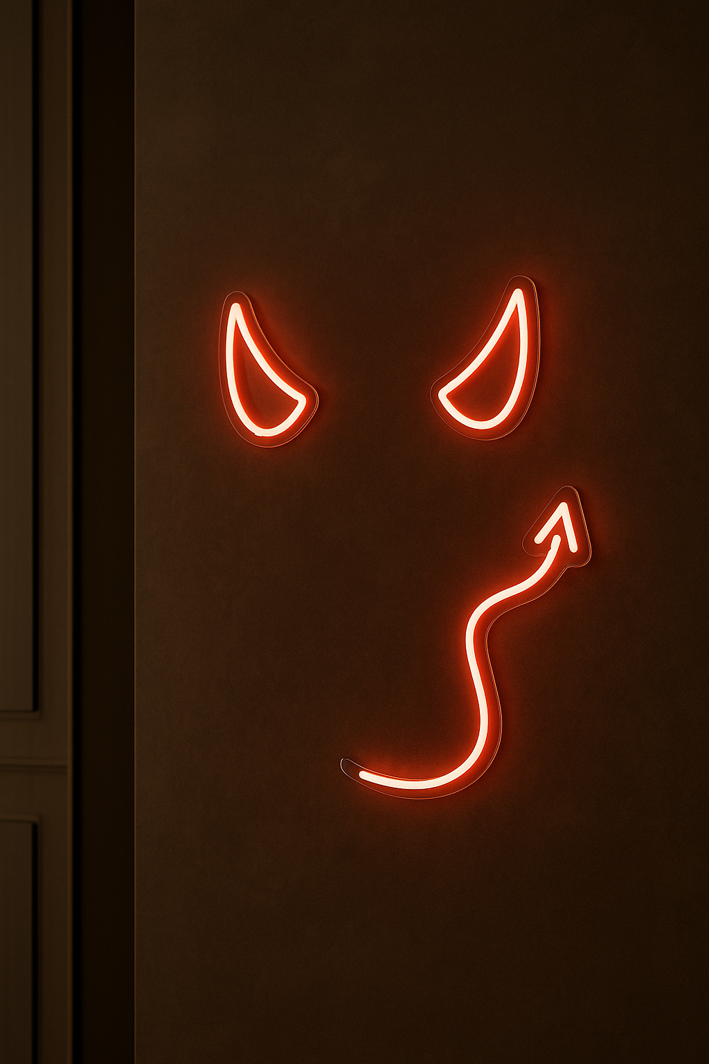 LED Neon Sign Devil 100 cm