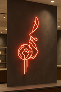 LED Neon Sign Earth Lolly 100 cm