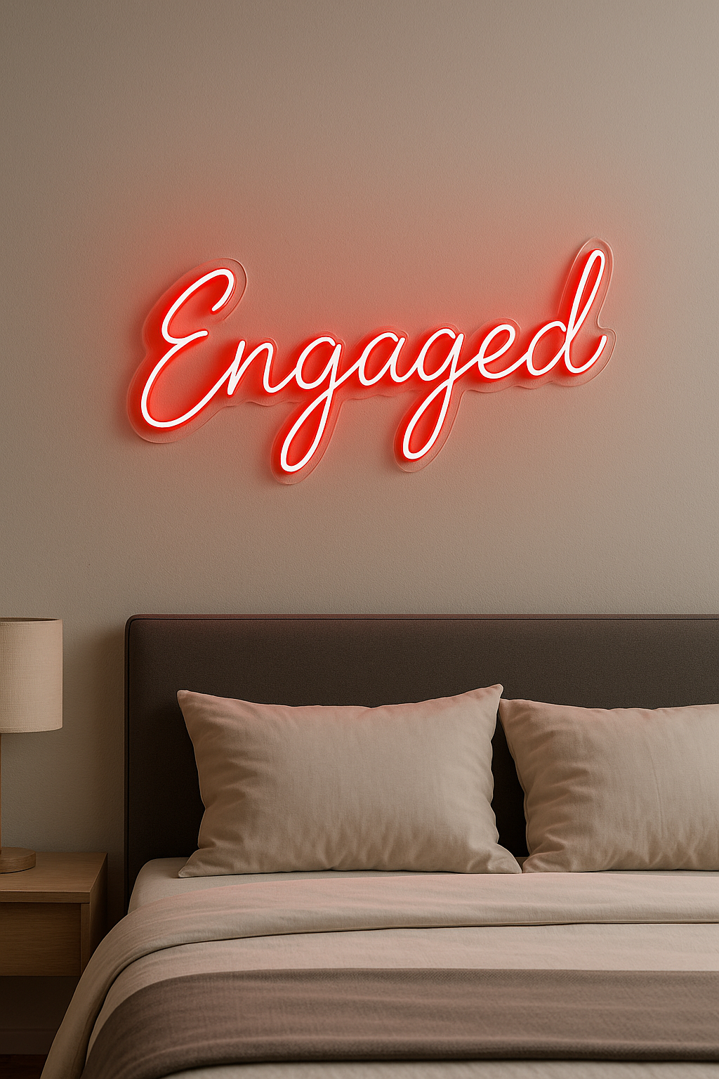 LED Neon Sign Engaged 100 cm