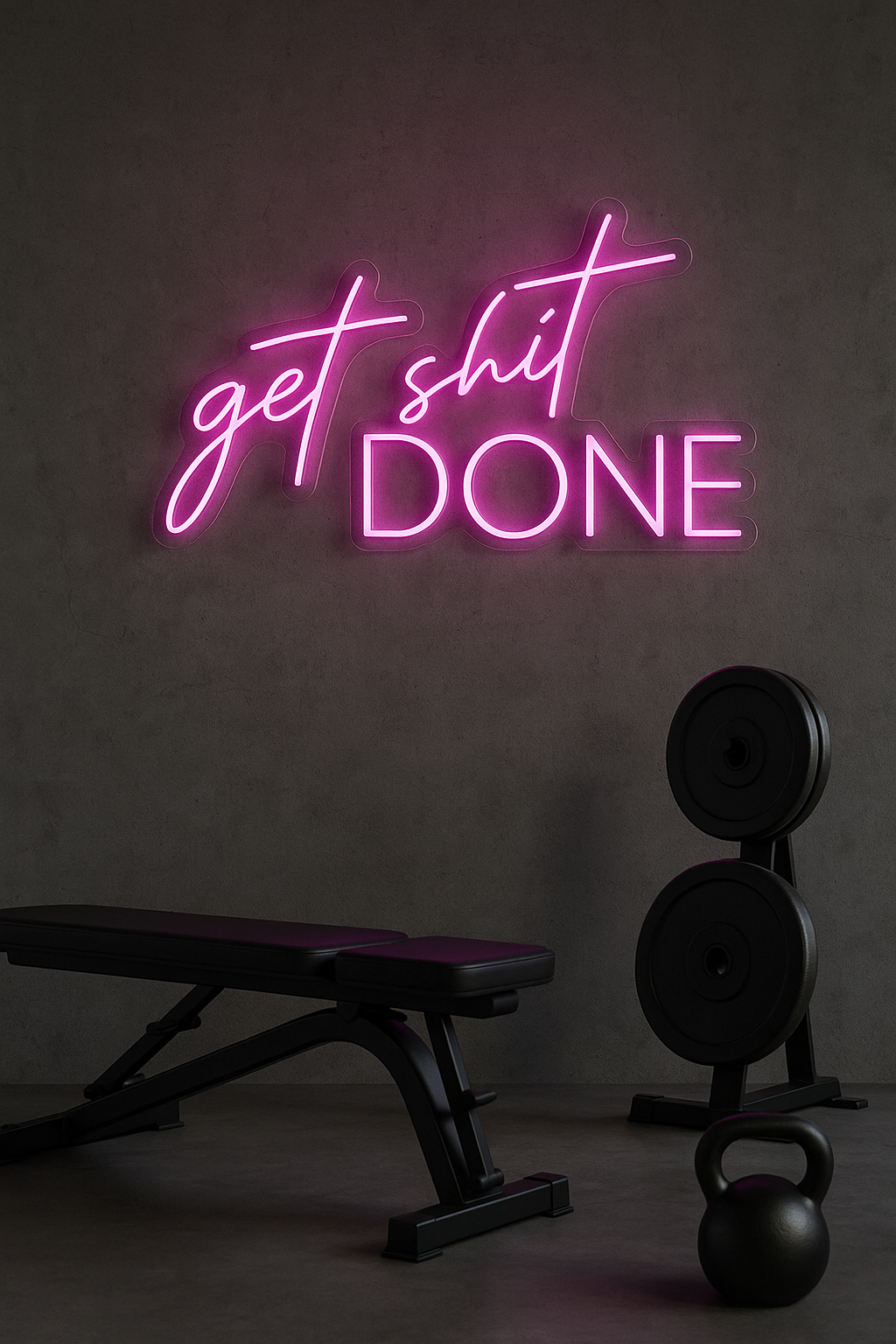 LED Neon Sign Get Shit Done 100 cm