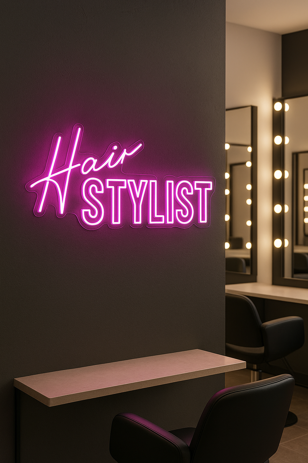 LED Neon Sign Hair Stylist 100 cm