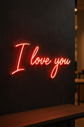 LED Neon Sign I Love You 100 cm