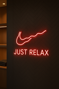 LED Neon Sign Just Relax 100 cm