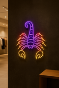 LED Neon Sign Lobster 100 cm