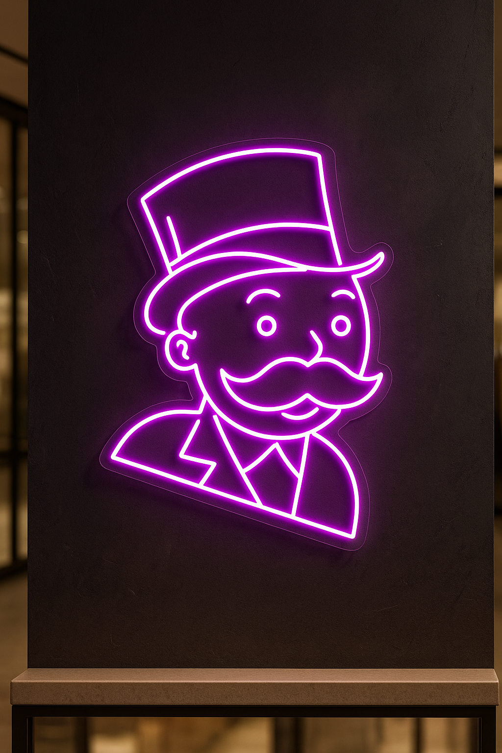 LED Neon Sign Monopoly 100 cm
