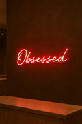 LED Neon Sign Obsessed 100 cm