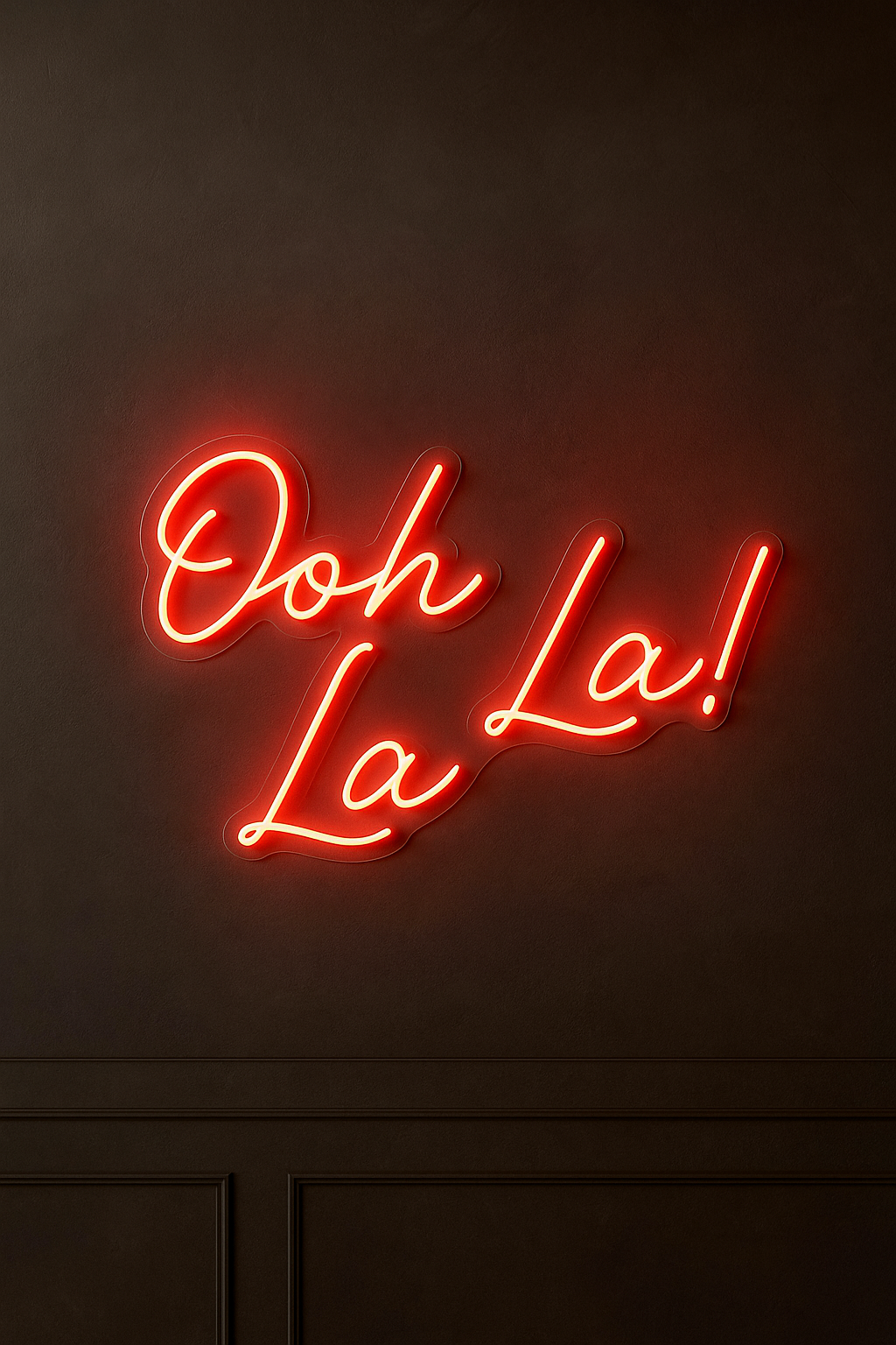 LED Neon Sign Ooh La La 100 cm
