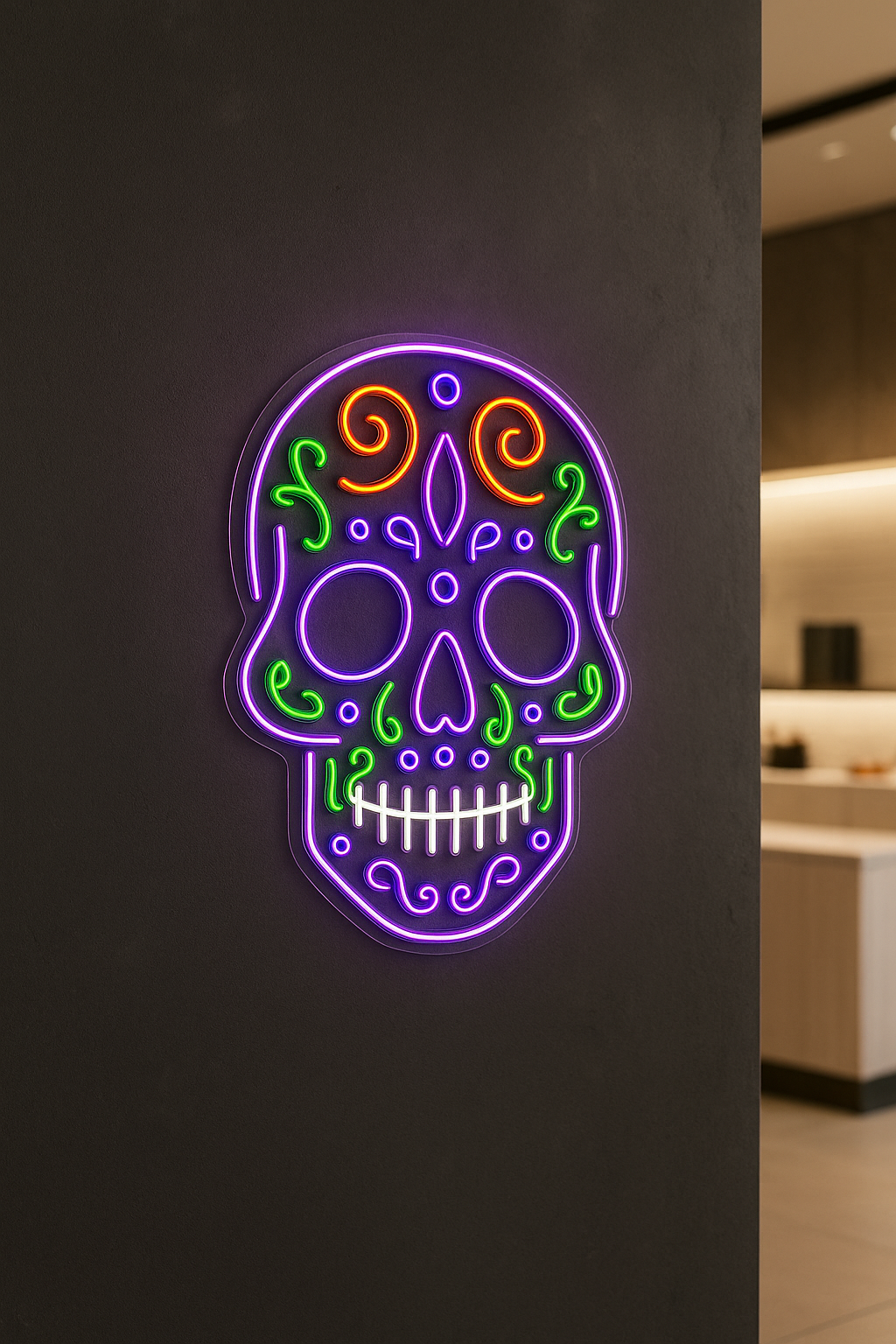 LED Neon Sign Skeleton 100 cm