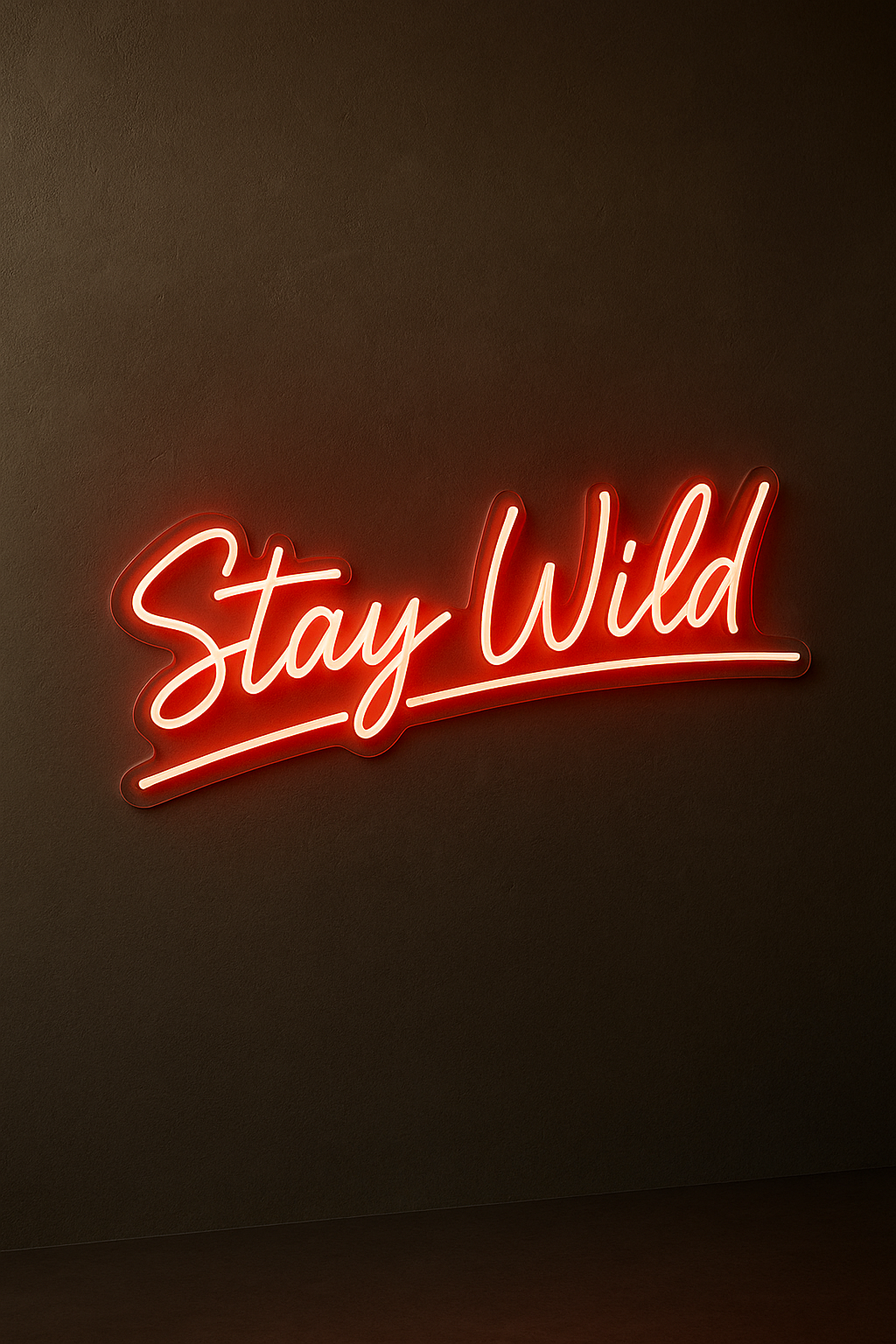 LED Neon Sign Stay Wild 100 cm