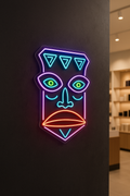 LED Neon Sign Tiki 100 cm