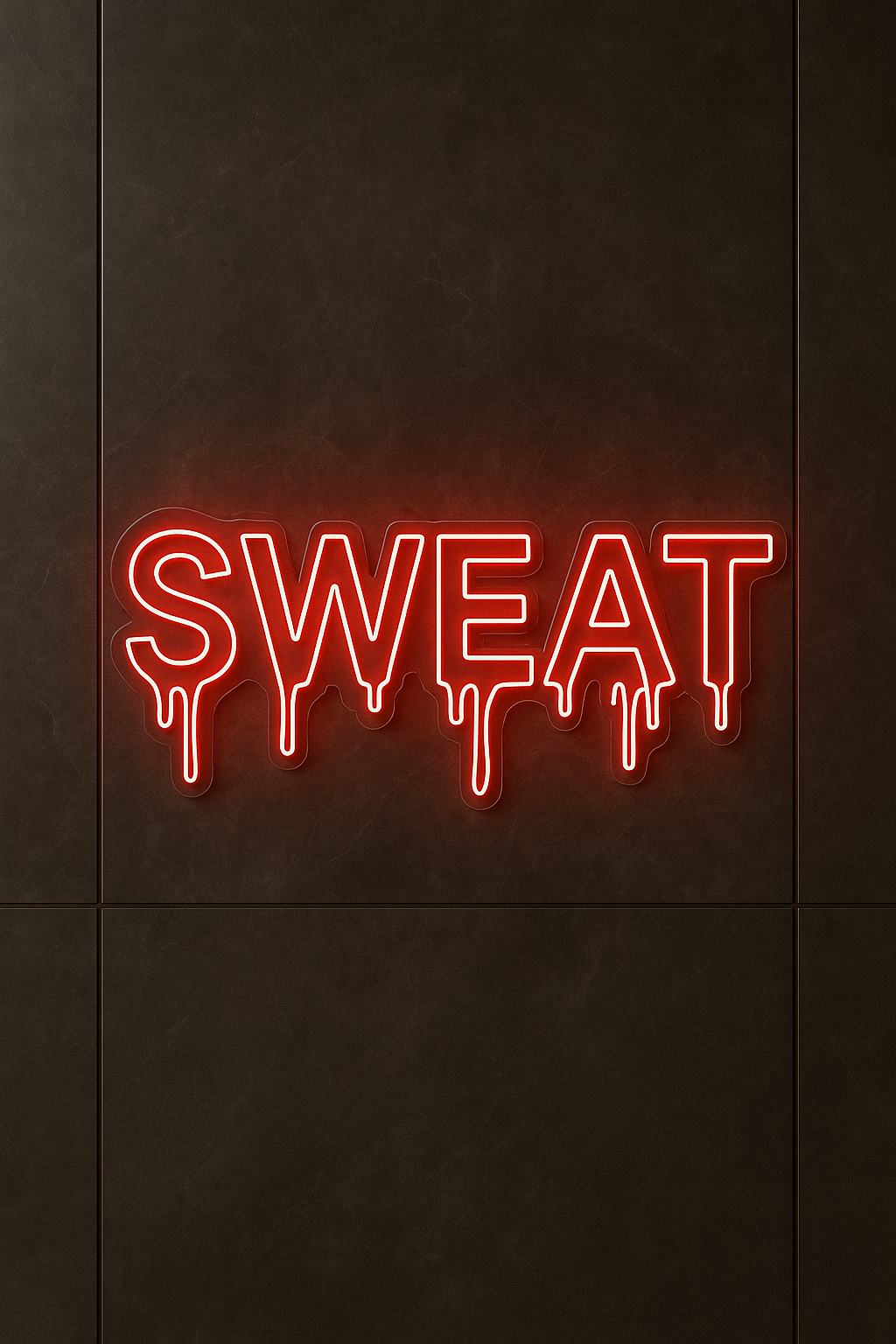 LED Neon Sign SWEAT 100 cm