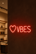 LED Neon Sign Vibes 100 cm