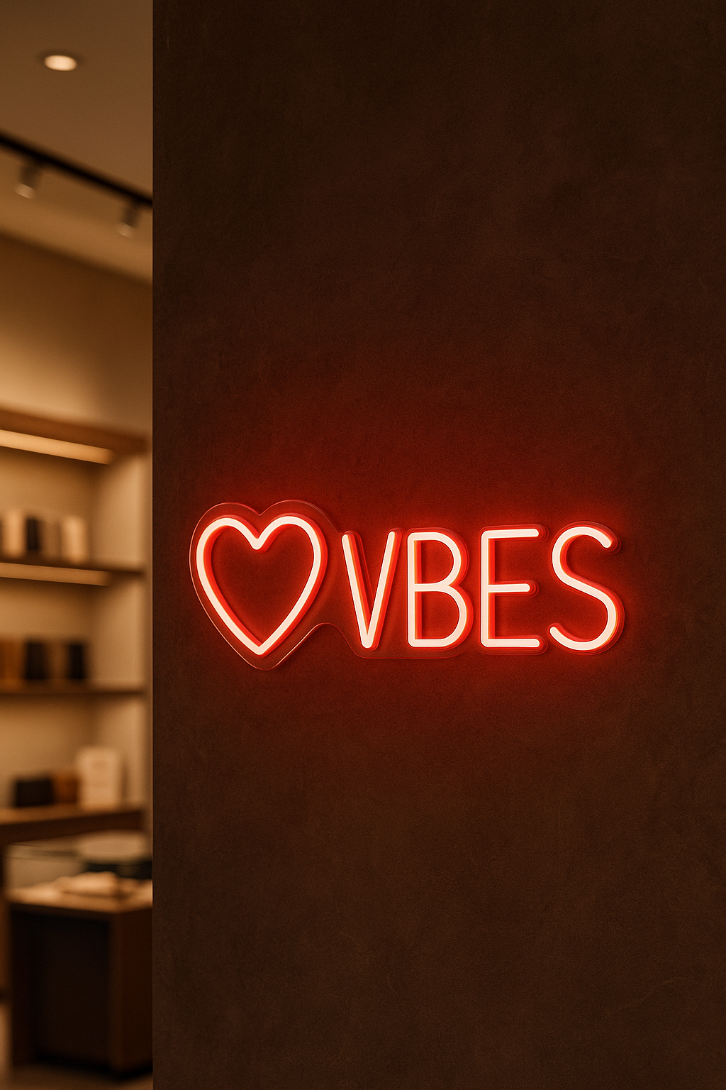 LED Neon Sign Vibes 100 cm