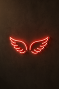 LED Neon Sign Wings 100 cm