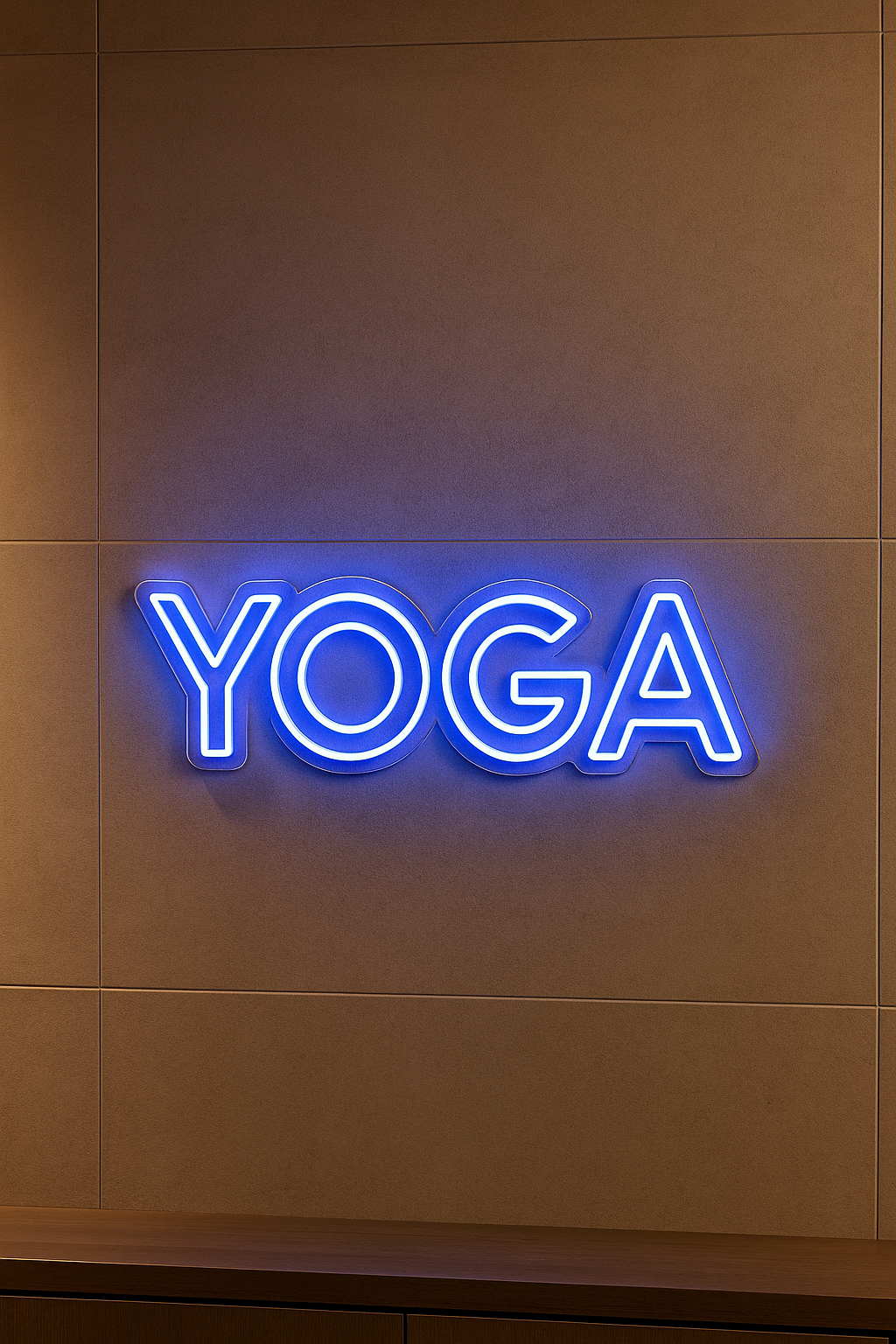LED Neon Sign Yoga 100 cm
